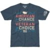 7.62 Design Veteran By Choice American T-Shirt Indigo -Military1st Shop 762 design american veteran by chance ALL 1