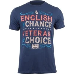Military1st Shop 28 7.62 Design Veteran By Choice English T-Shirt Indigo Blue