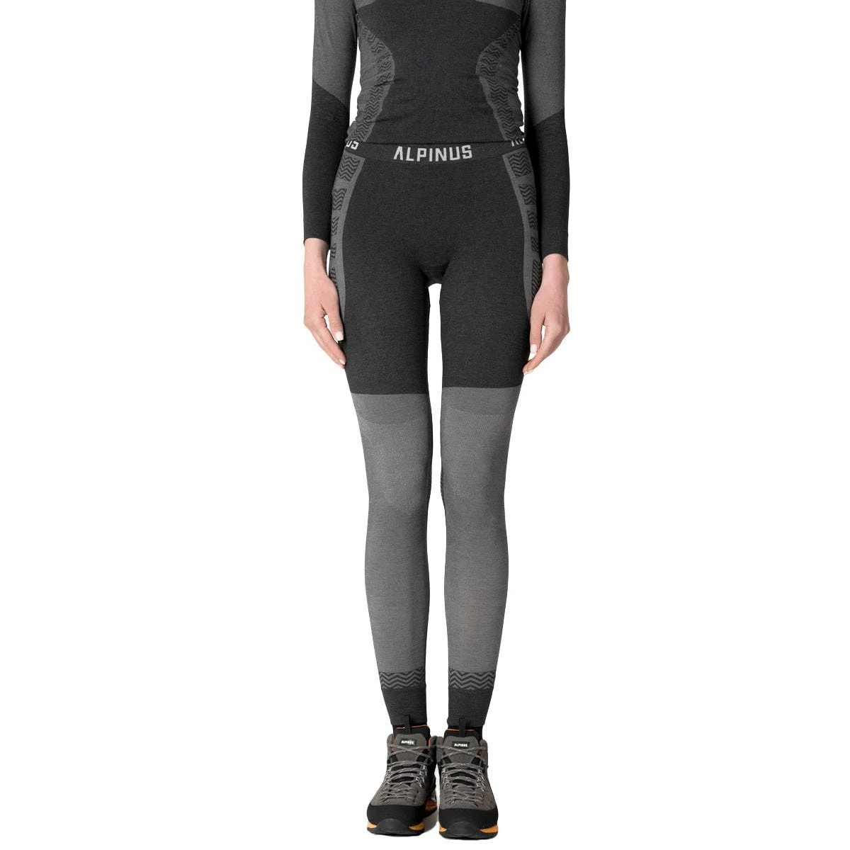 Alpinus Women Pro Miyabi Edition Base Layer Leggings Grey-Melange 5 Alpinus Women Pro Miyabi Edition Base Layer Leggings Grey-Melange - Image 3
