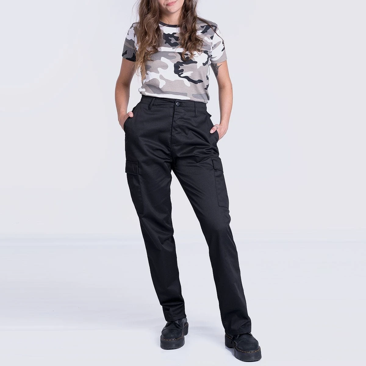 Mil-Tec Ladies Ranger Trousers Black 4 Mil-Tec Ladies Ranger Trousers Black - Image 2