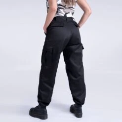 Mil-Tec Ladies Ranger Trousers Black 10 Mil-Tec Ladies Ranger Trousers Black -Military1st Shop BLACK CARGO WOMEN 12 07 04