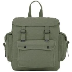Highlander Large Pocketed Web Backpack Olive -Military1st Shop BP007 OG Highlander Large Pocketed Web Backpack Olive 03