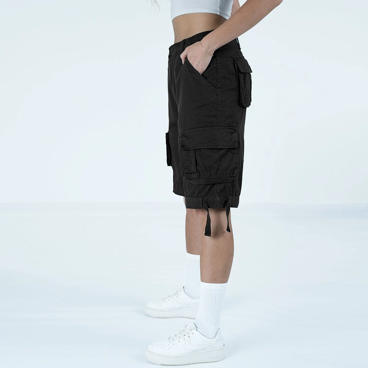 Brandit Ladies Urban Legend Shorts Black 4 Brandit Ladies Urban Legend Shorts Black - Image 2