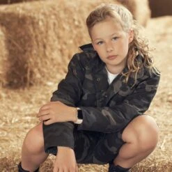 Brandit Kids M-65 Standard Jacket Dark Camo -Military1st Shop Brandit Kids M 65 Standard Jacket DarkCamo 4 1200x1200