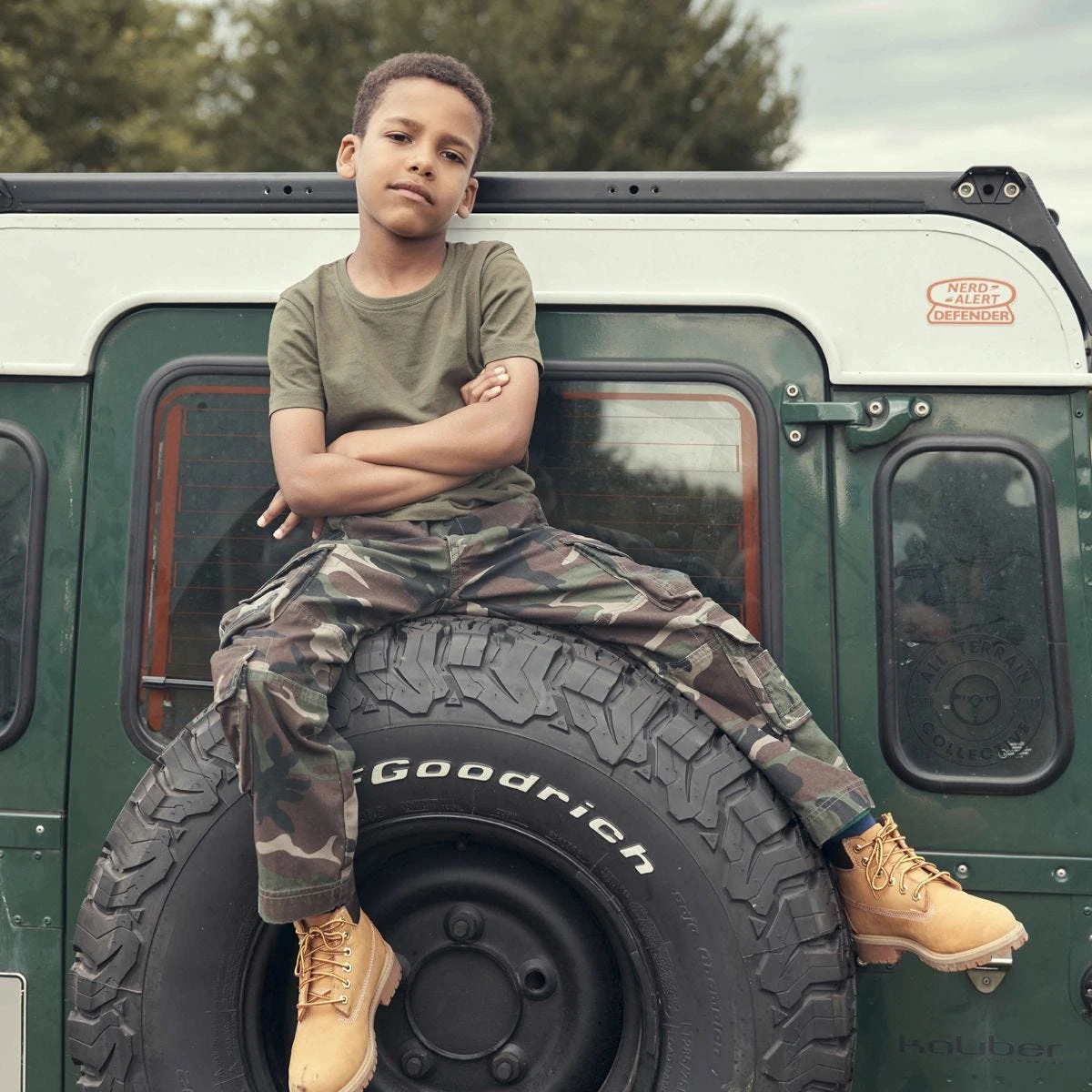 Brandit Kids Pure Trousers Woodland 5 Brandit Kids Pure Trousers Woodland - Image 3