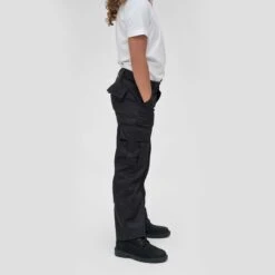 Brandit Kids US Ranger Trousers Black 9 Brandit Kids US Ranger Trousers Black -Military1st Shop Brandit Kids US Ranger Trousers Black 3 100x1200