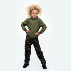 Brandit Kids Windbreaker Front Zip Olive -Military1st Shop Brandit Kids Windbreaker Front Zip Olive 4 1200x1200