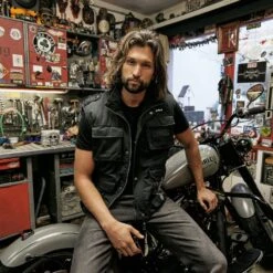 Brandit Motörhead Ranger Vest Black -Military1st Shop Brandit Motorhead Ranger Vest Black 3 1