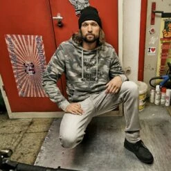 Brandit Motörhead Sweathoody Grey Camo -Military1st Shop Brandit Motorhead Sweathoody Grey Camo 4 2