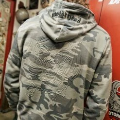 Brandit Motörhead Sweathoody Grey Camo -Military1st Shop Brandit Motorhead Sweathoody Grey Camo 5 2