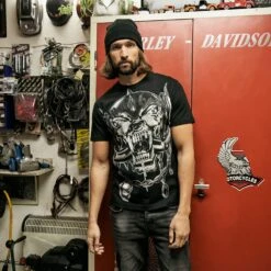 Brandit Motörhead T-Shirt Warpig Print Black -Military1st Shop Brandit Motorhead T Shirt Warpig Print Black 4 2