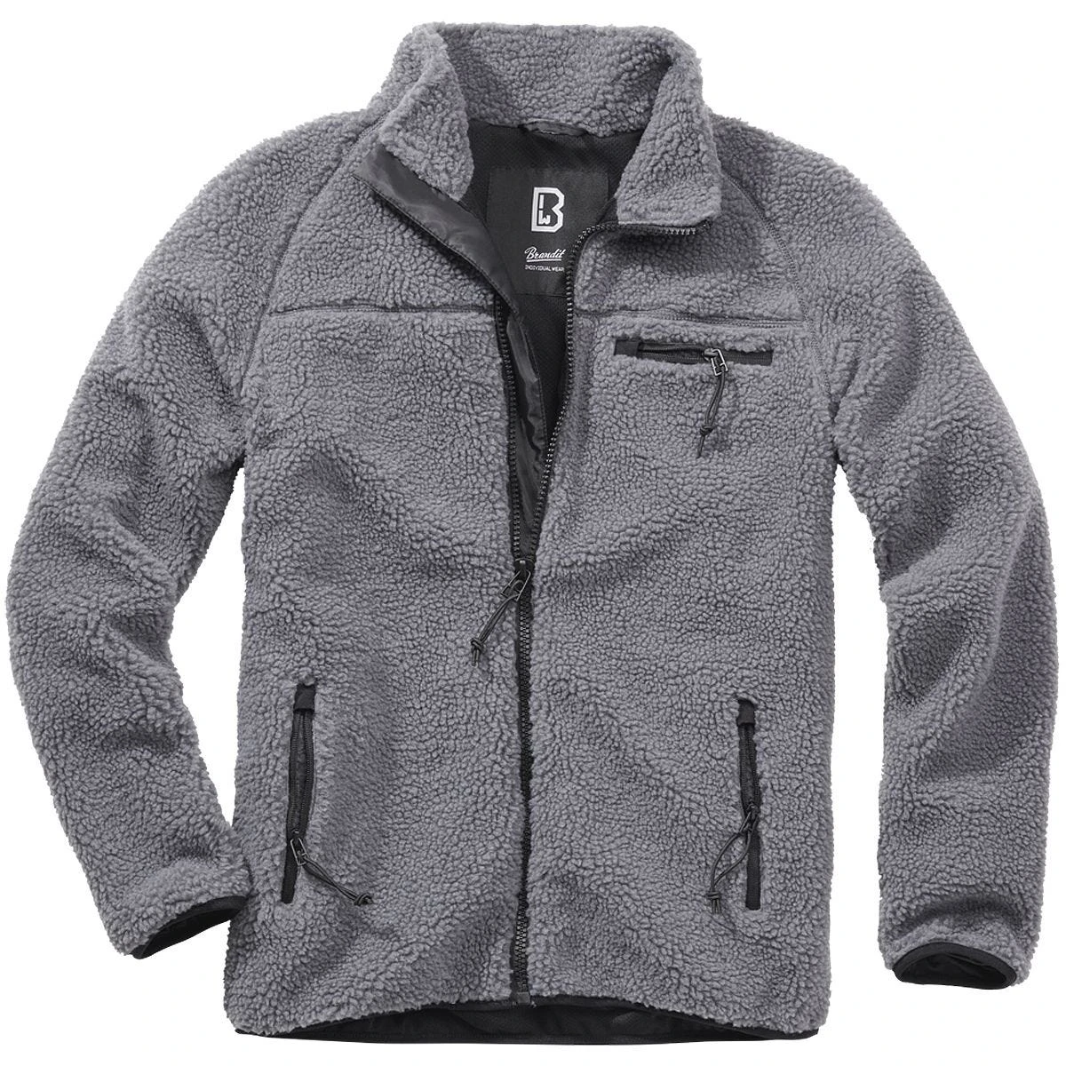 Brandit Teddyfleece Jacket Anthracite 5 Brandit Teddyfleece Jacket Anthracite - Image 3