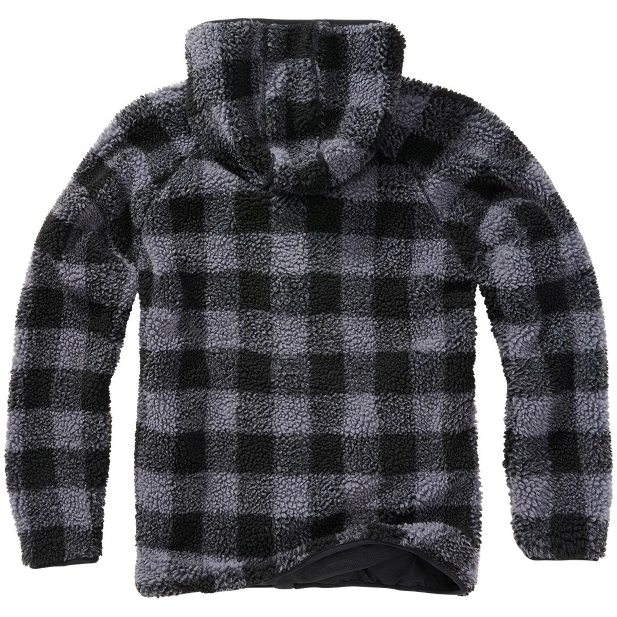 Brandit Teddyfleece Worker Jacket Black/Grey 4 Brandit Teddyfleece Worker Jacket Black/Grey - Image 2