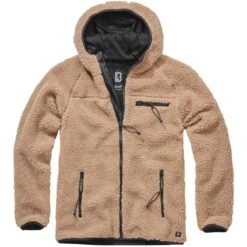 Brandit Teddyfleece Worker Jacket Camel
