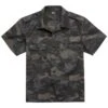 Brandit US Shirt Ripstop Short Sleeve Dark Camo