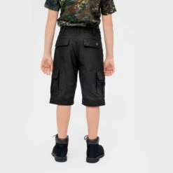 Brandit Kids BDU Shorts Black -Military1st Shop BranditKidsBDUShortsBlack 5 1200x1200