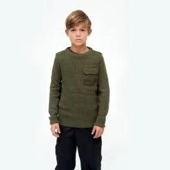 Brandit Kids BW Pullover Olive -Military1st Shop BranditKidsBWPulloverOlive 3 1200x1200