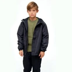 Brandit Kids Summer Windbreaker Front Zip Black -Military1st Shop BranditKidsSummerWindbreakerFrontZipBlack 3 1200x1200 1
