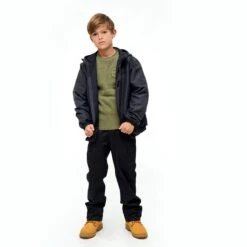 Brandit Kids Summer Windbreaker Front Zip Black -Military1st Shop BranditKidsSummerWindbreakerFrontZipBlack 4 1200x1200 1