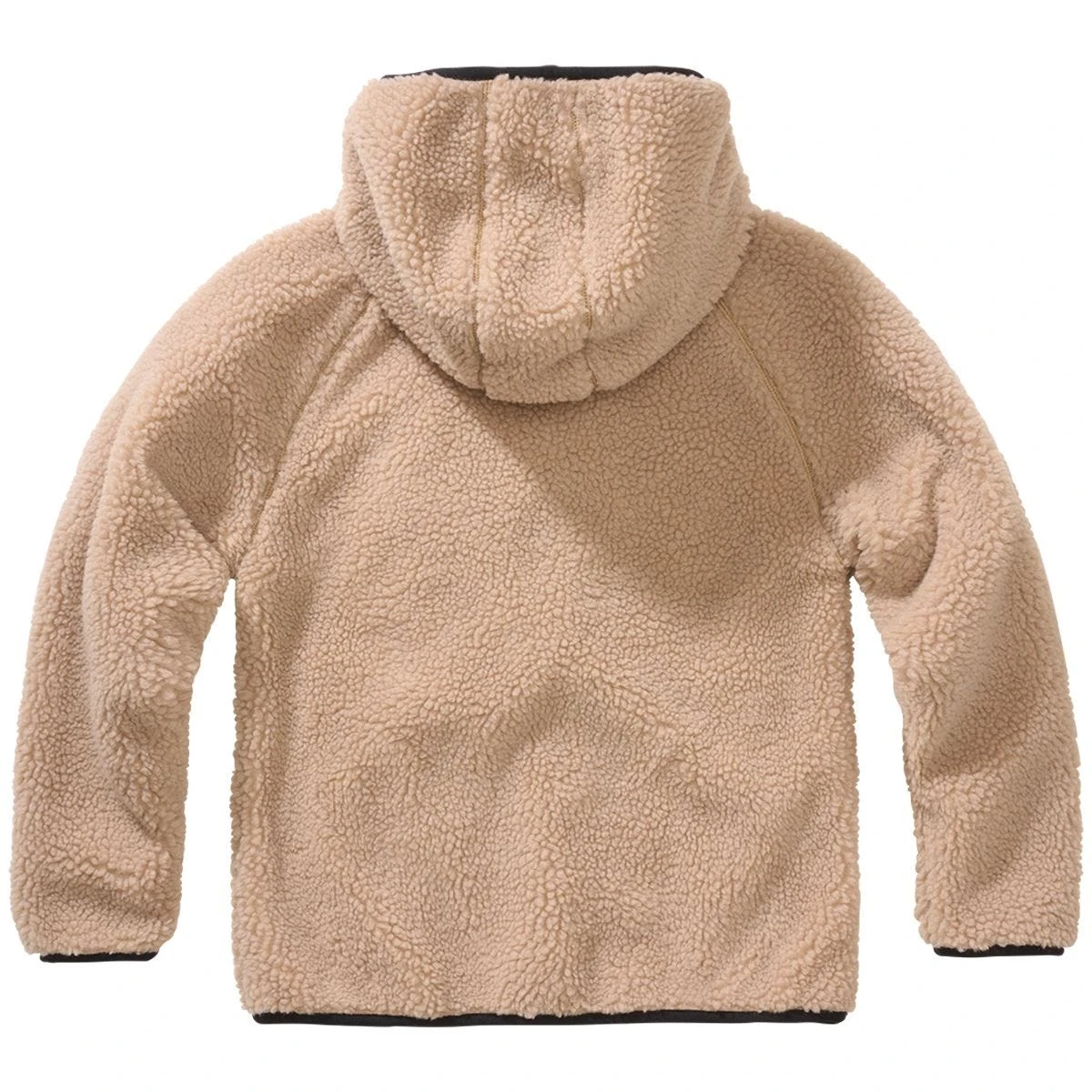 Brandit Kids Teddyfleece Hooded Jacket Camel 4 Brandit Kids Teddyfleece Hooded Jacket Camel - Image 2