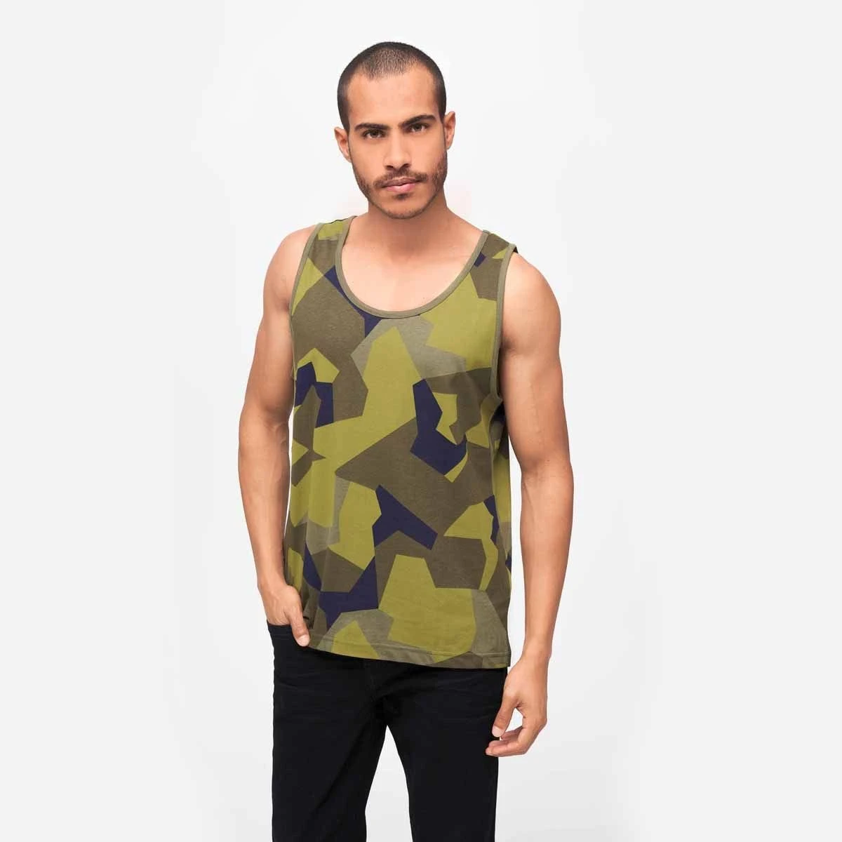 Brandit Tank Top Swedish M90 Camo 4 Brandit Tank Top Swedish M90 Camo - Image 2