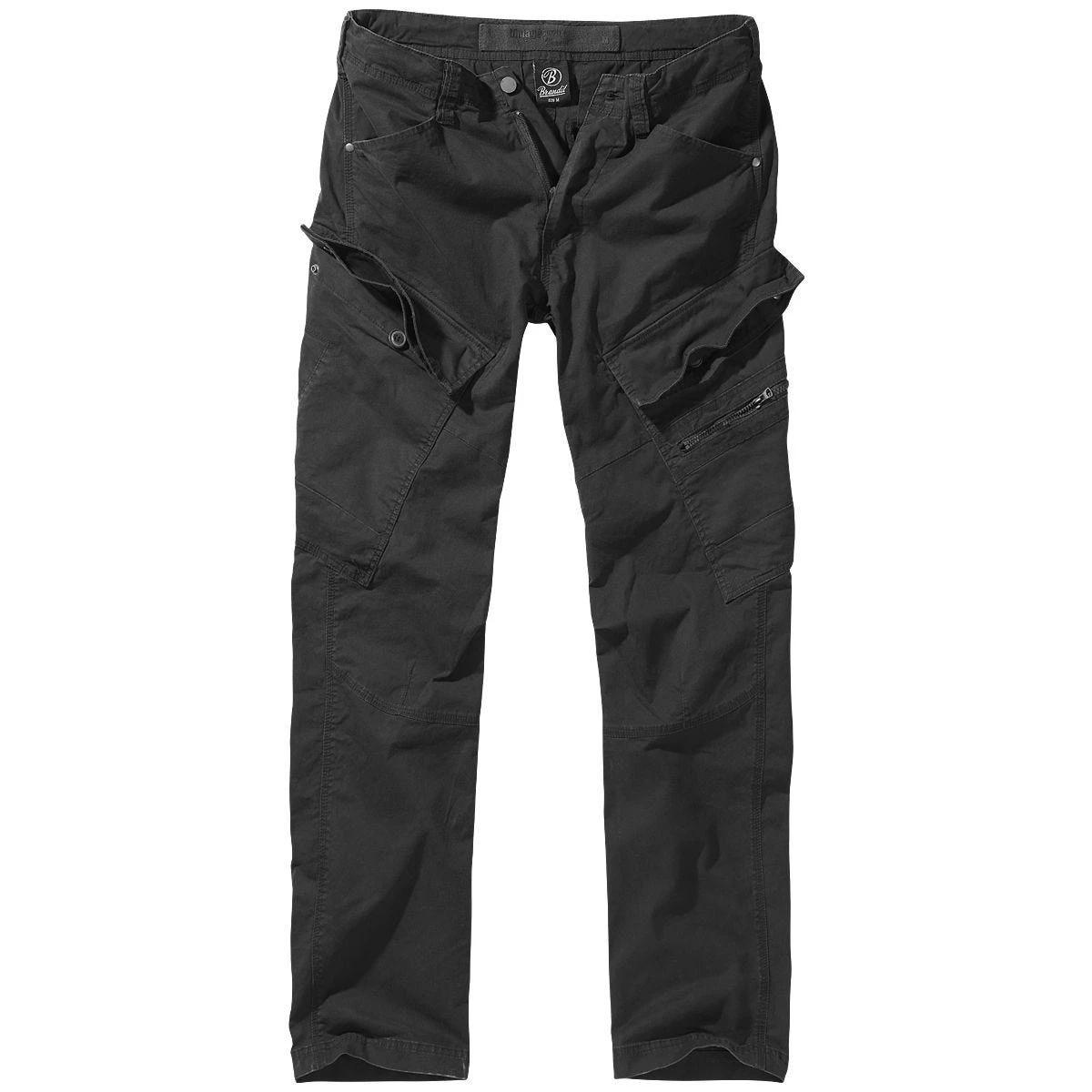 Brandit Adven Slim Fit Trousers Black 3 Brandit Adven Slim Fit Trousers Black