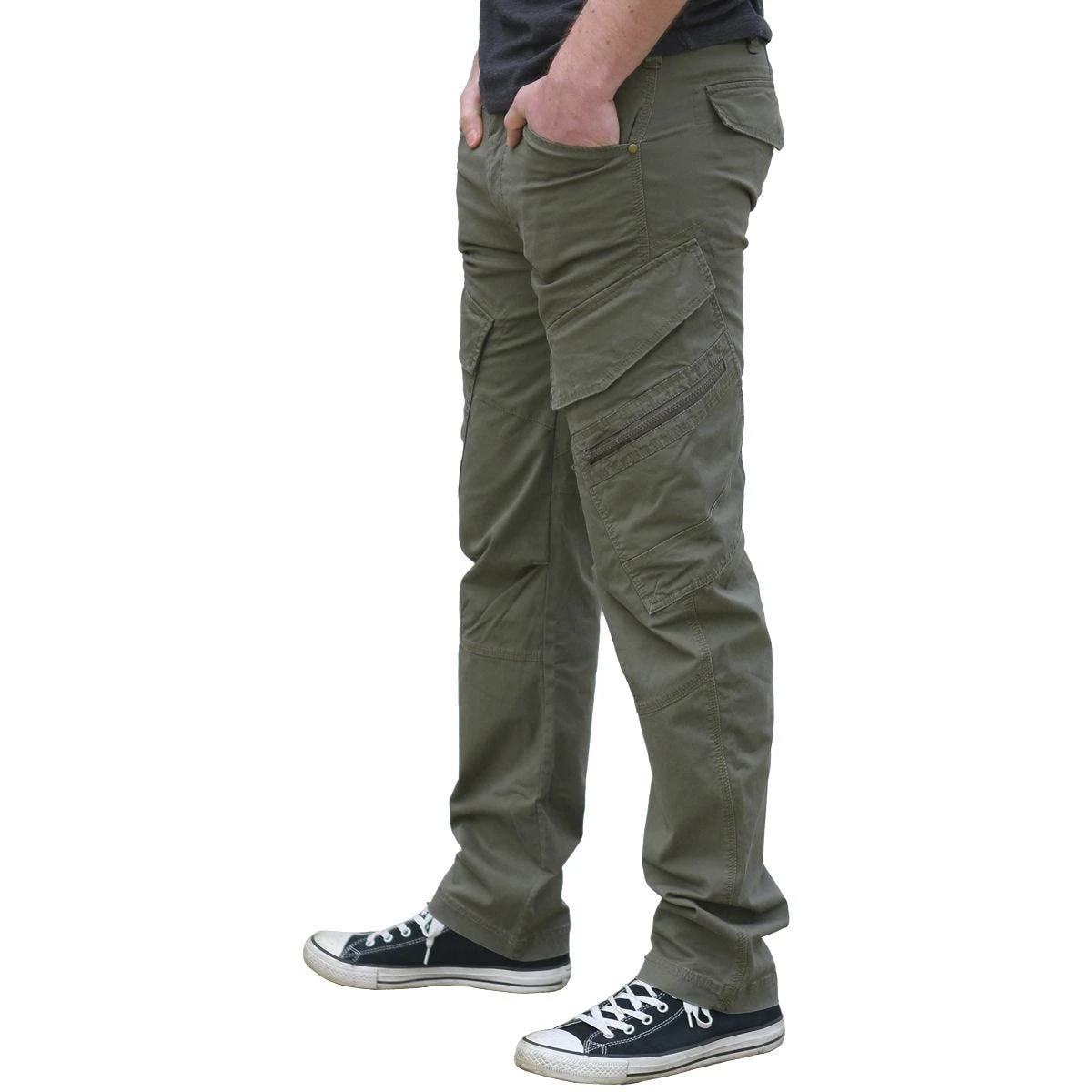 Brandit Adven Slim Fit Trousers Black 7 Brandit Adven Slim Fit Trousers Black - Image 5