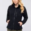 Brandit Ladies Teddyfleece Jacket Black 2 Brandit Ladies Teddyfleece Jacket Black -Military1st Shop Brandit Ladies Teddyfleece Jacket Black 1