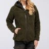 Brandit Ladies Teddyfleece Jacket Olive -Military1st Shop Brandit Ladies Teddyfleece Jacket Olive 1