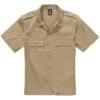 Brandit US Shirt Short Sleeve Beige -Military1st Shop Brandit US Shirt Short Sleeve Beige