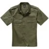 Brandit US Shirt Short Sleeve Olive -Military1st Shop Brandit US Shirt Short Sleeve Olive
