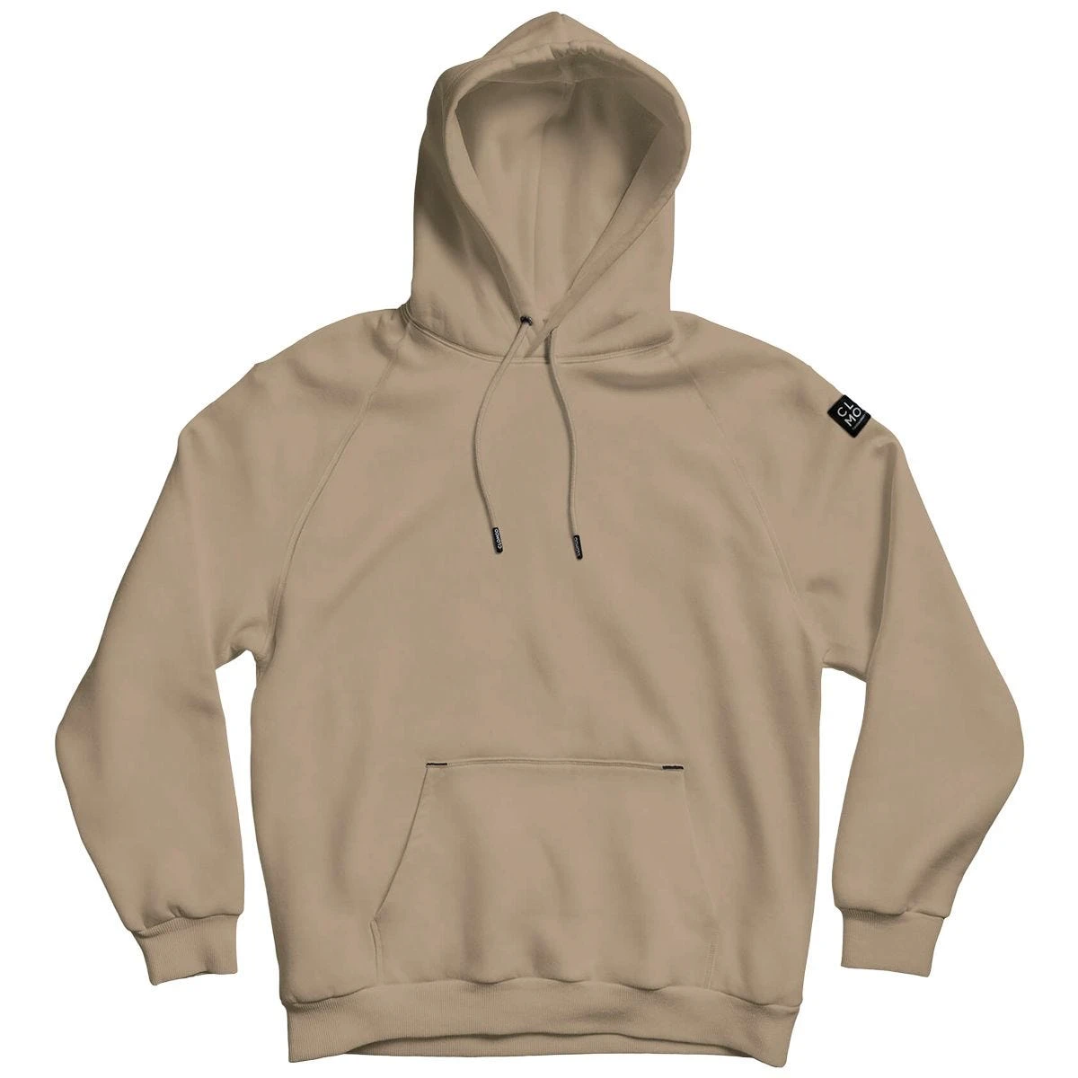 CLOMOD Hoodie "Blank" Tan Brown 3 CLOMOD Hoodie "Blank" Tan Brown