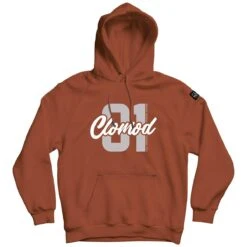 CLOMOD Hoodie "One" Maroon Red