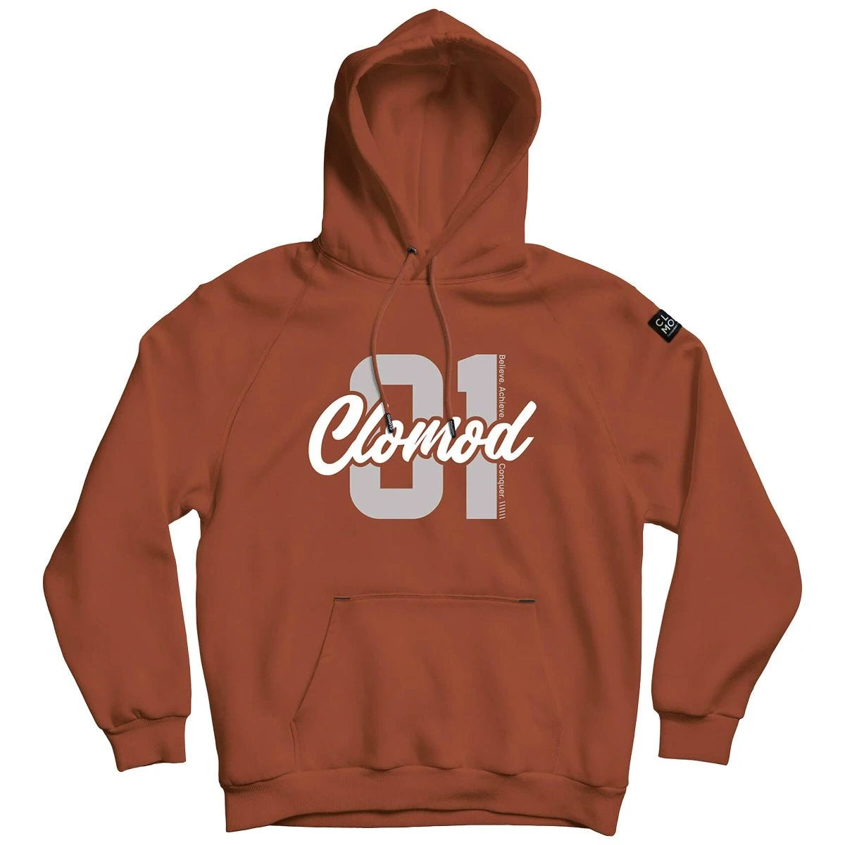CLOMOD Hoodie "One" Maroon Red 3 CLOMOD Hoodie "One" Maroon Red