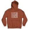 CLOMOD Hoodie "Twirl" Maroon Red