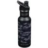Klean Kanteen Classic Narrow 532ml Bottle Sport Cap Black Camo