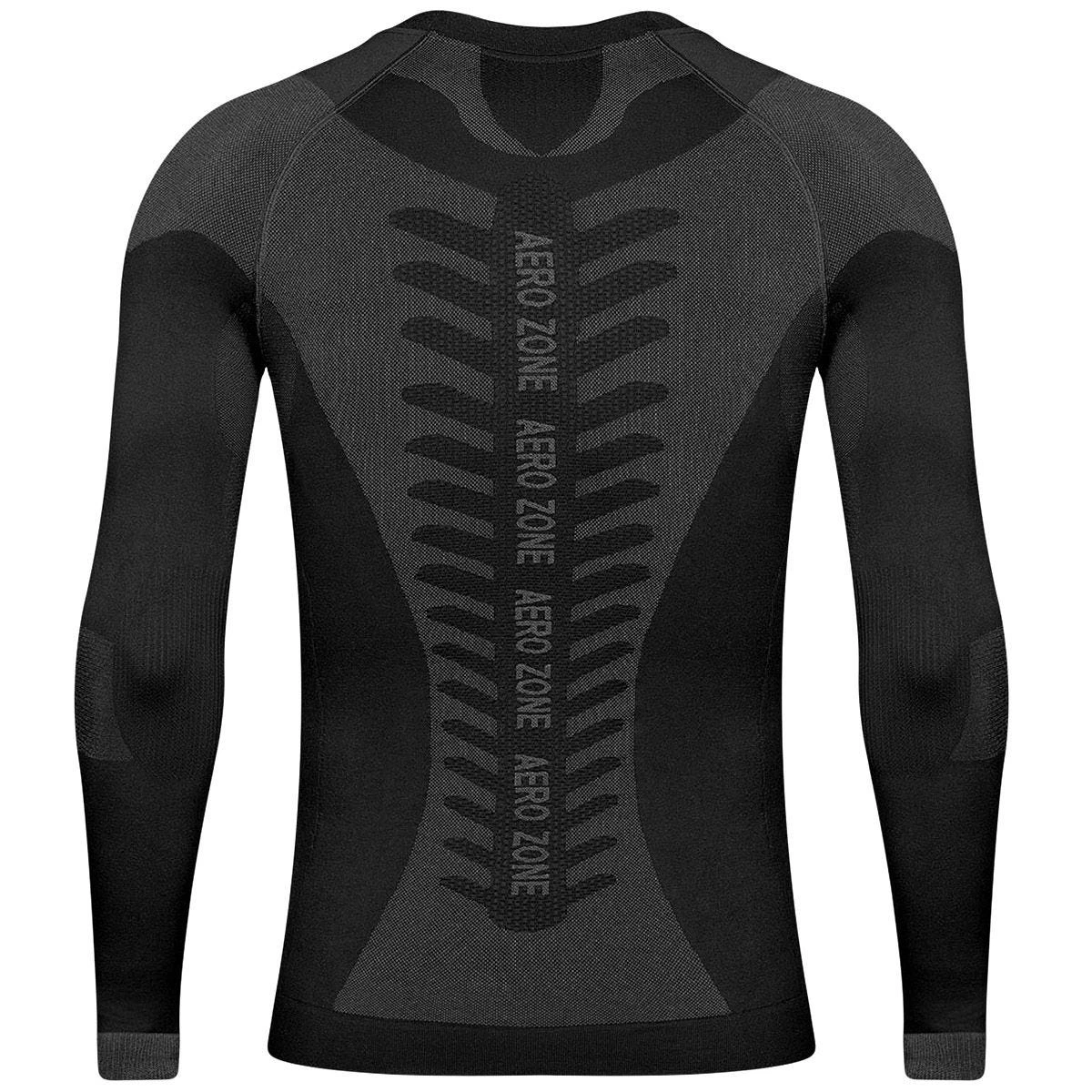 Alpinus Men Tactical Longsleeve Base Layer Black-Grey 4 Alpinus Men Tactical Longsleeve Base Layer Black-Grey - Image 2