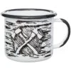 Helikon Axe Enamel Mug 350ml White