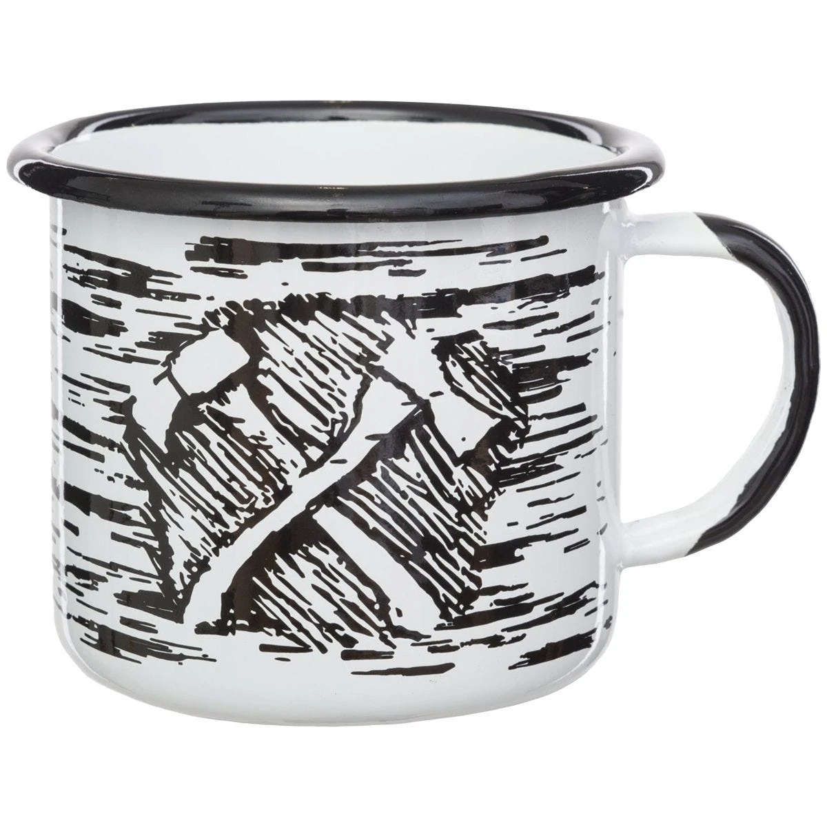 Helikon Axe Enamel Mug 350ml White 3 Helikon Axe Enamel Mug 350ml White