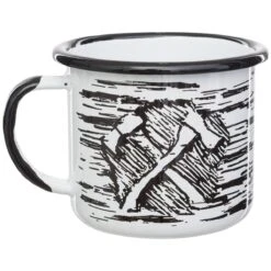 Helikon Axe Enamel Mug 350ml White 9 Helikon Axe Enamel Mug 350ml White -Military1st Shop Helikon Axe Enamel Mug 350ml White 3 1200