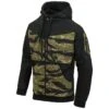 Helikon Rogue Hoodie Full Zip Black / Tiger Stripe 2 Helikon Rogue Hoodie Full Zip Black / Tiger Stripe -Military1st Shop Helikon Rogue Hoodie Full Zip Black Tiger Stripe 1 2