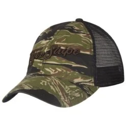 Helikon Tiger Stripe Trucker Cap Polycotton Stretch Ripstop Tiger Stripe / Black A