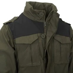 Helikon Covert M-65 Jacket Taiga Green / Black -Military1st Shop Helikon Covert M65 Jacket Taiga Green Black 3 1200X1200
