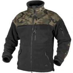 Helikon Infantry Duty Fleece Jacket Black / Polish Woodland