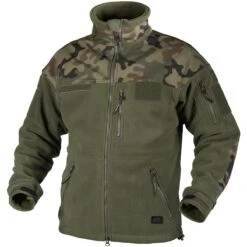 Helikon Infantry Duty Fleece Jacket Olive Green / Polish Woodland