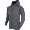 Helikon Urban Tactical Hoodie Lite Full Zip Grey -Military1st Shop Helikon Urban Tactical Hoodie Grey Side 01