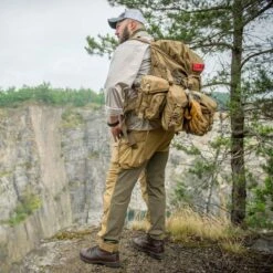 Helikon Hybrid Outback Pants DuraCanvas Crimson Sky / Black -Military1st Shop Helikon hybrid outback pants duracanvas crimsonred black 008