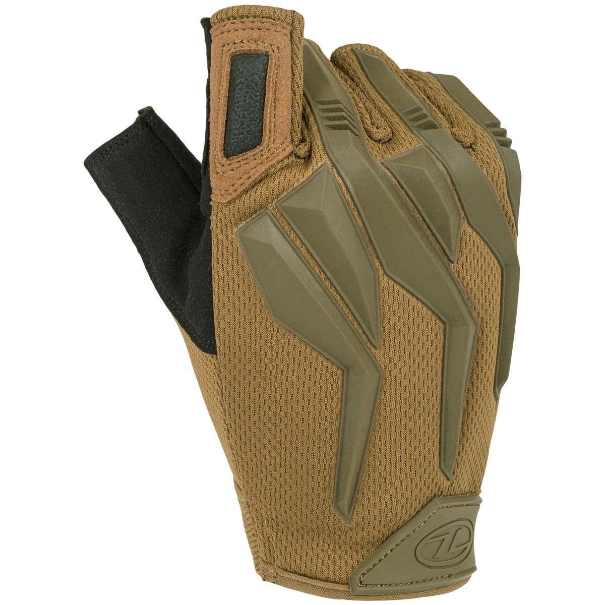 Highlander Forces Raptor Fingerless Gloves Coyote Tan 4 Highlander Forces Raptor Fingerless Gloves Coyote Tan - Image 2