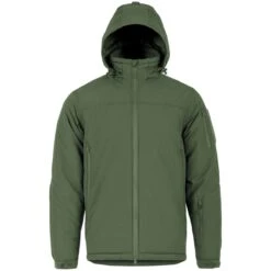 Highlander Forces Stryker Jacket Olive -Military1st Shop Highlander Stryker Green Front Hood 01 2