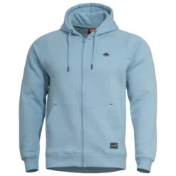 Pentagon Phaeton Zipped Hoodie Lagoon Blue